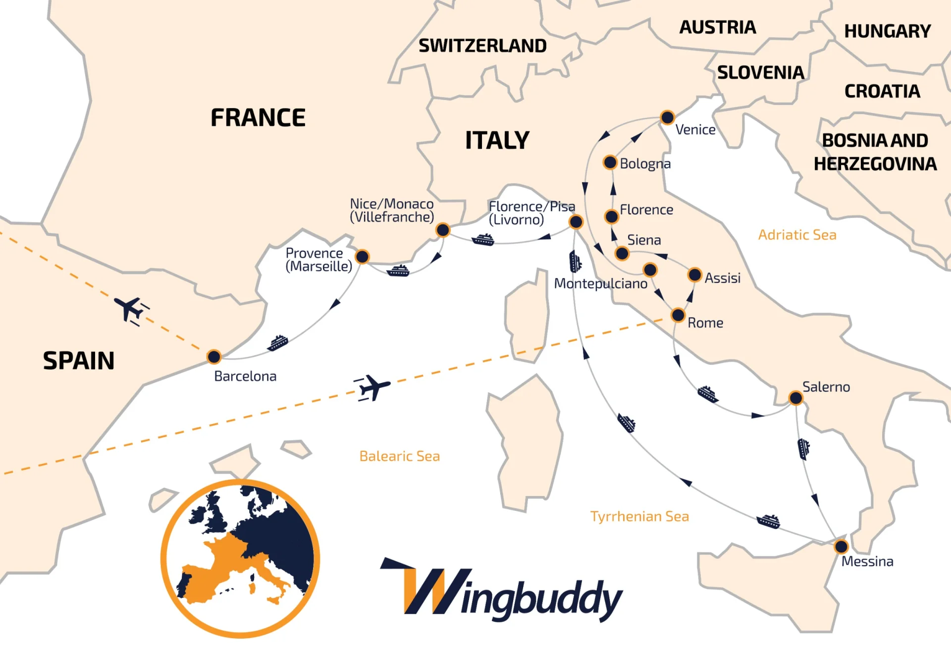 tour map