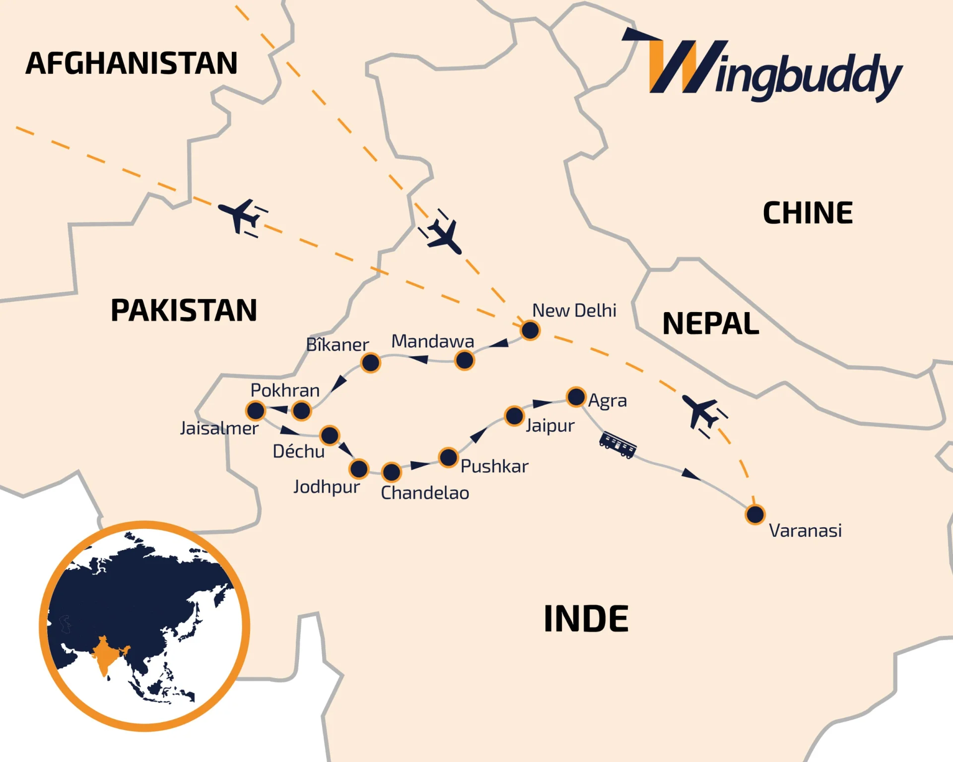 tour map