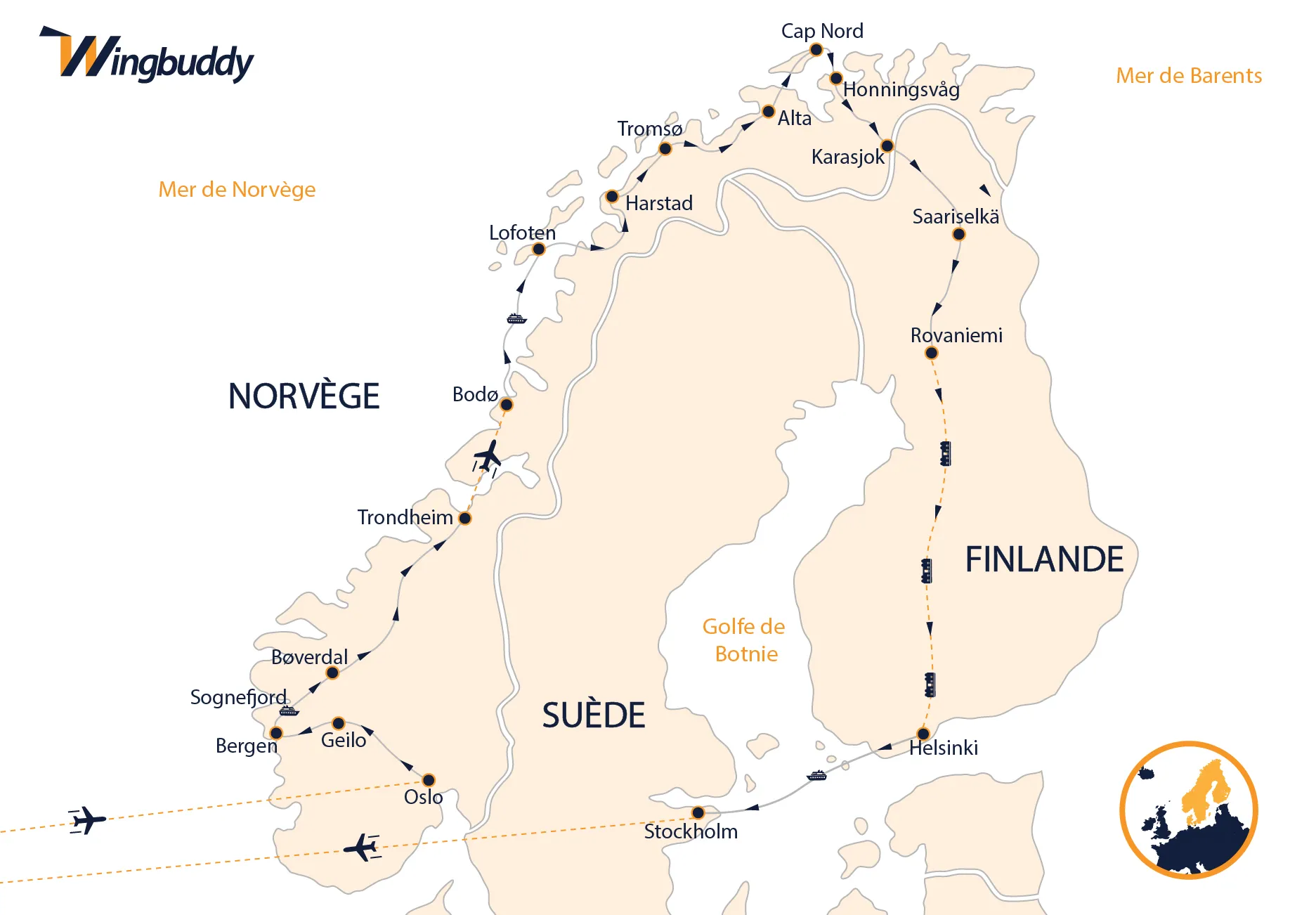 tour map