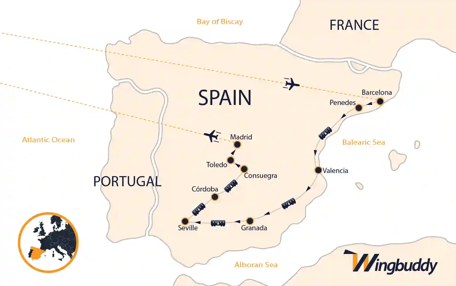 tour map