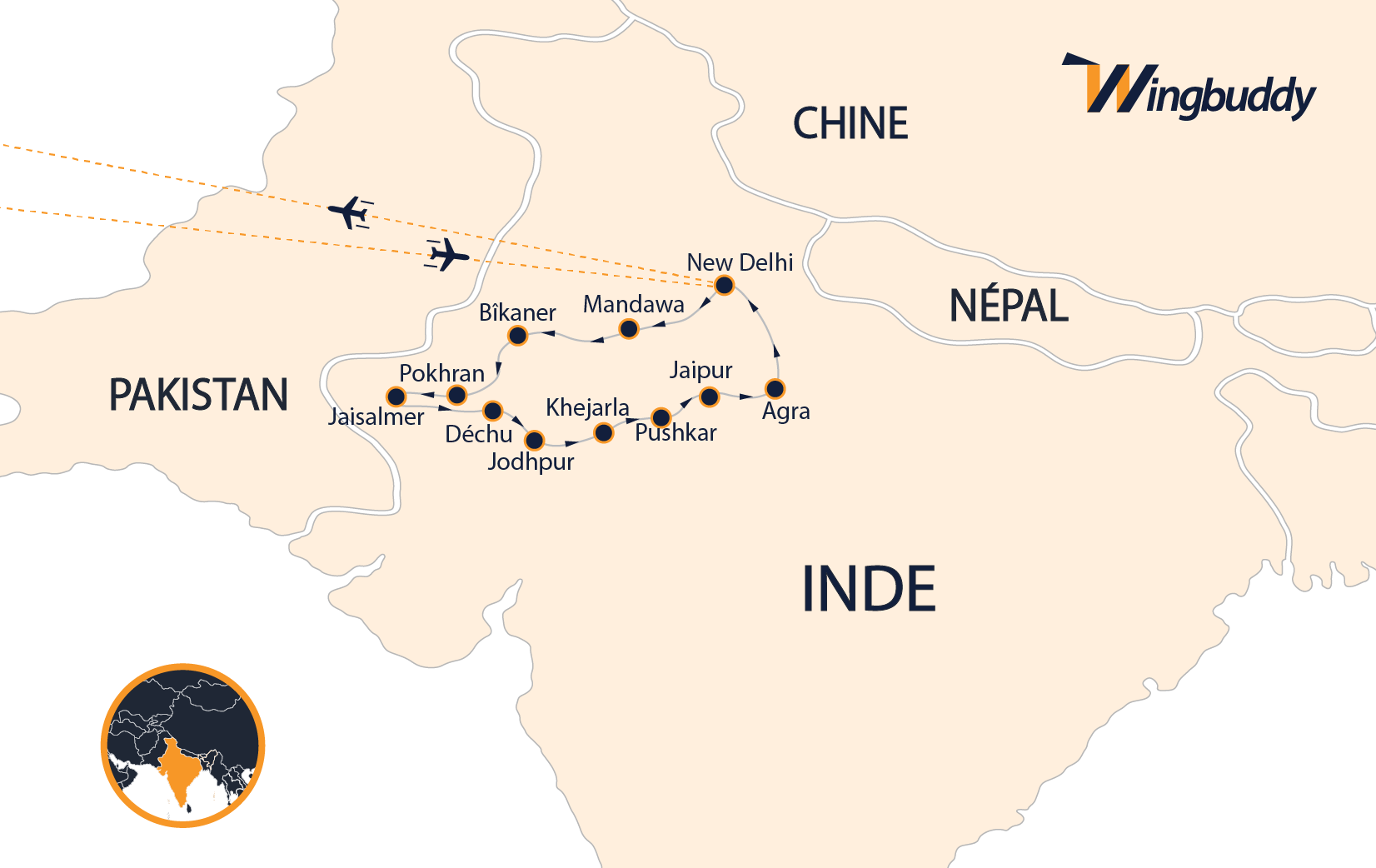 tour map