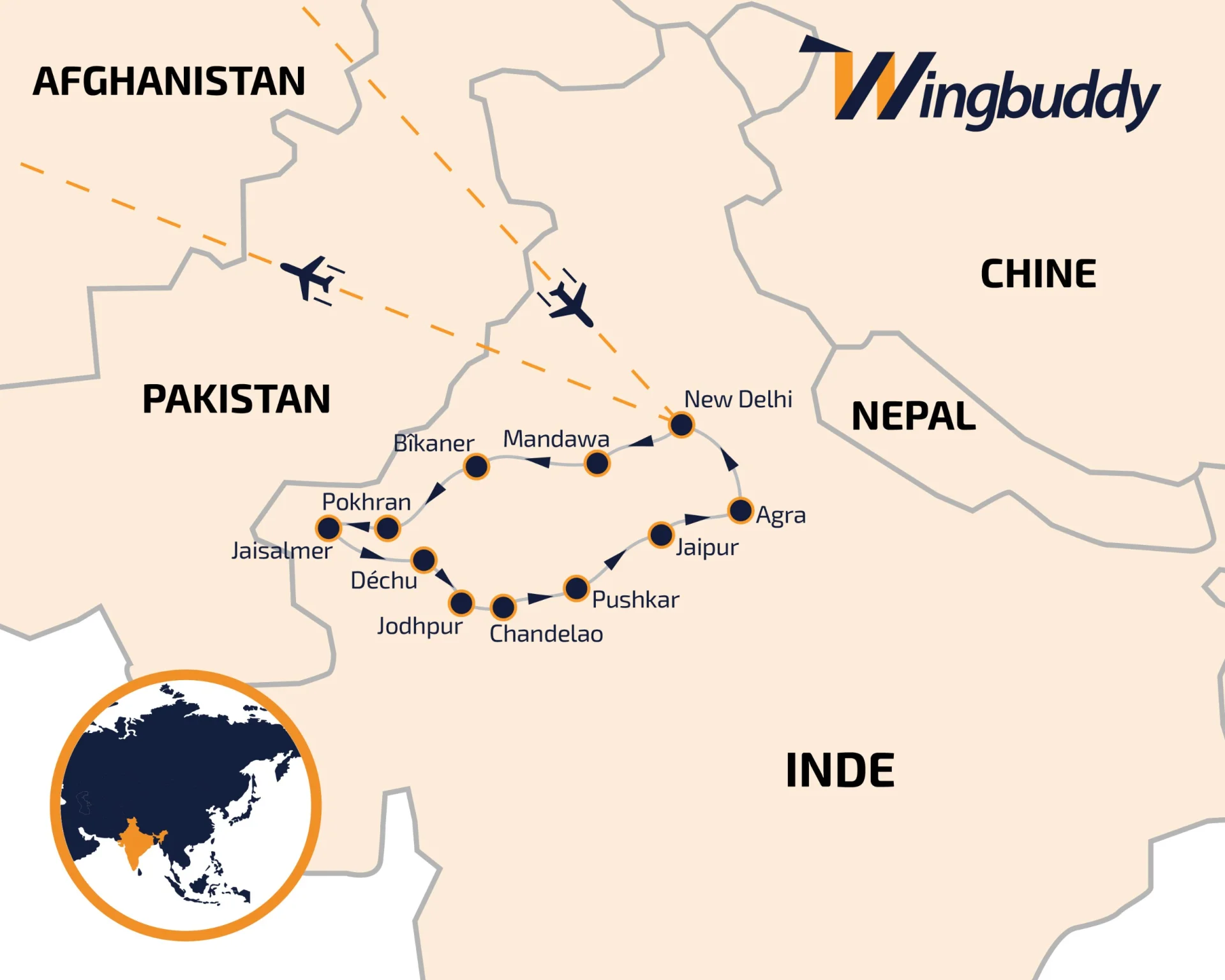 tour map
