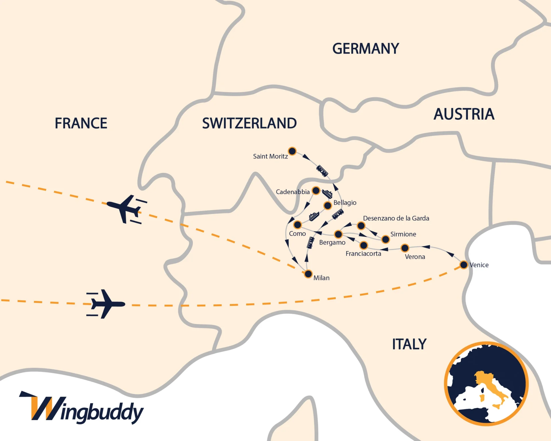 tour map