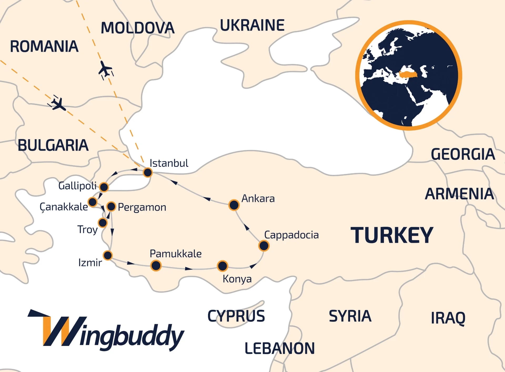 tour map
