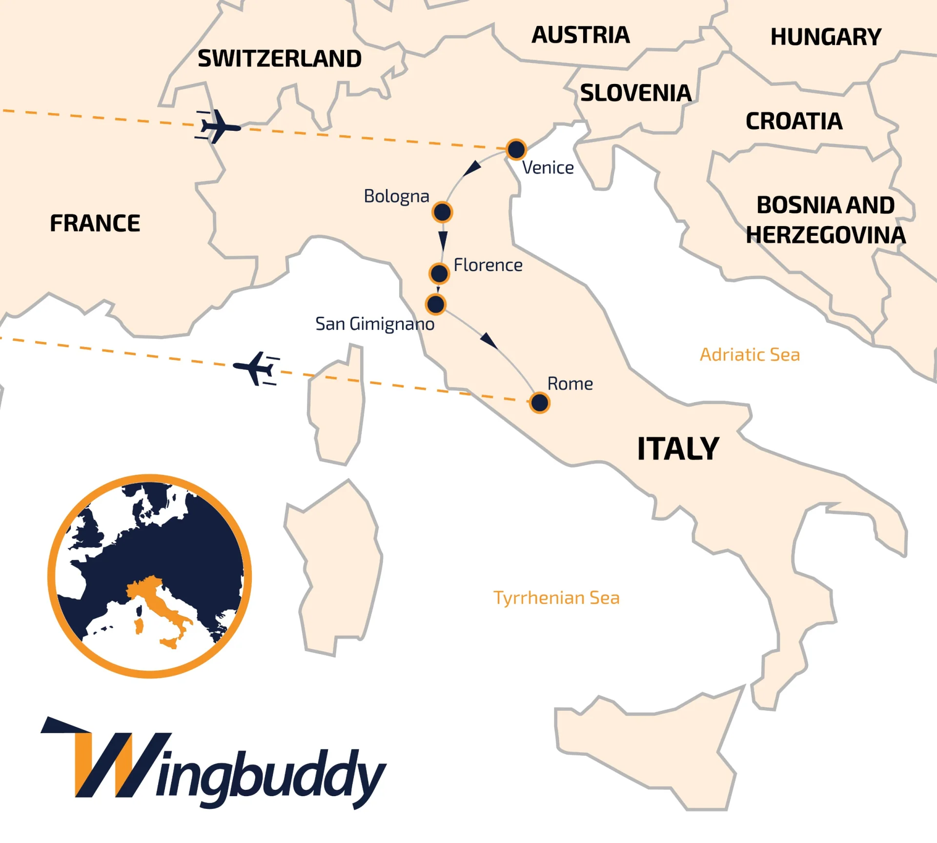 tour map