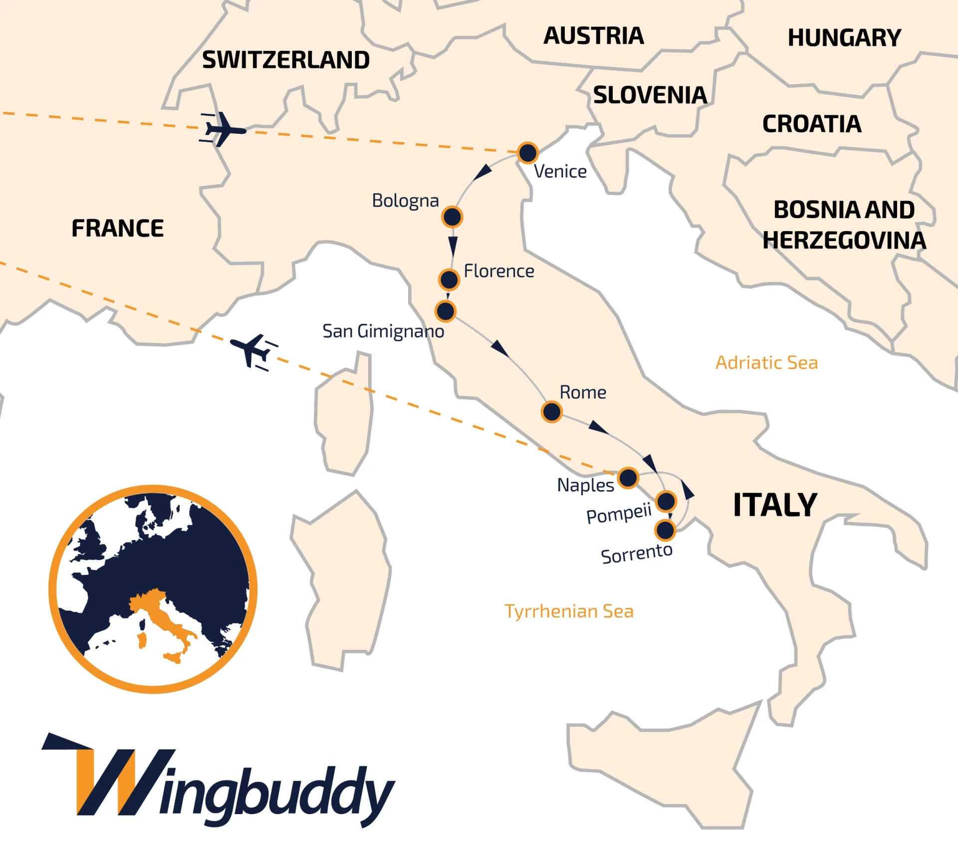 tour map