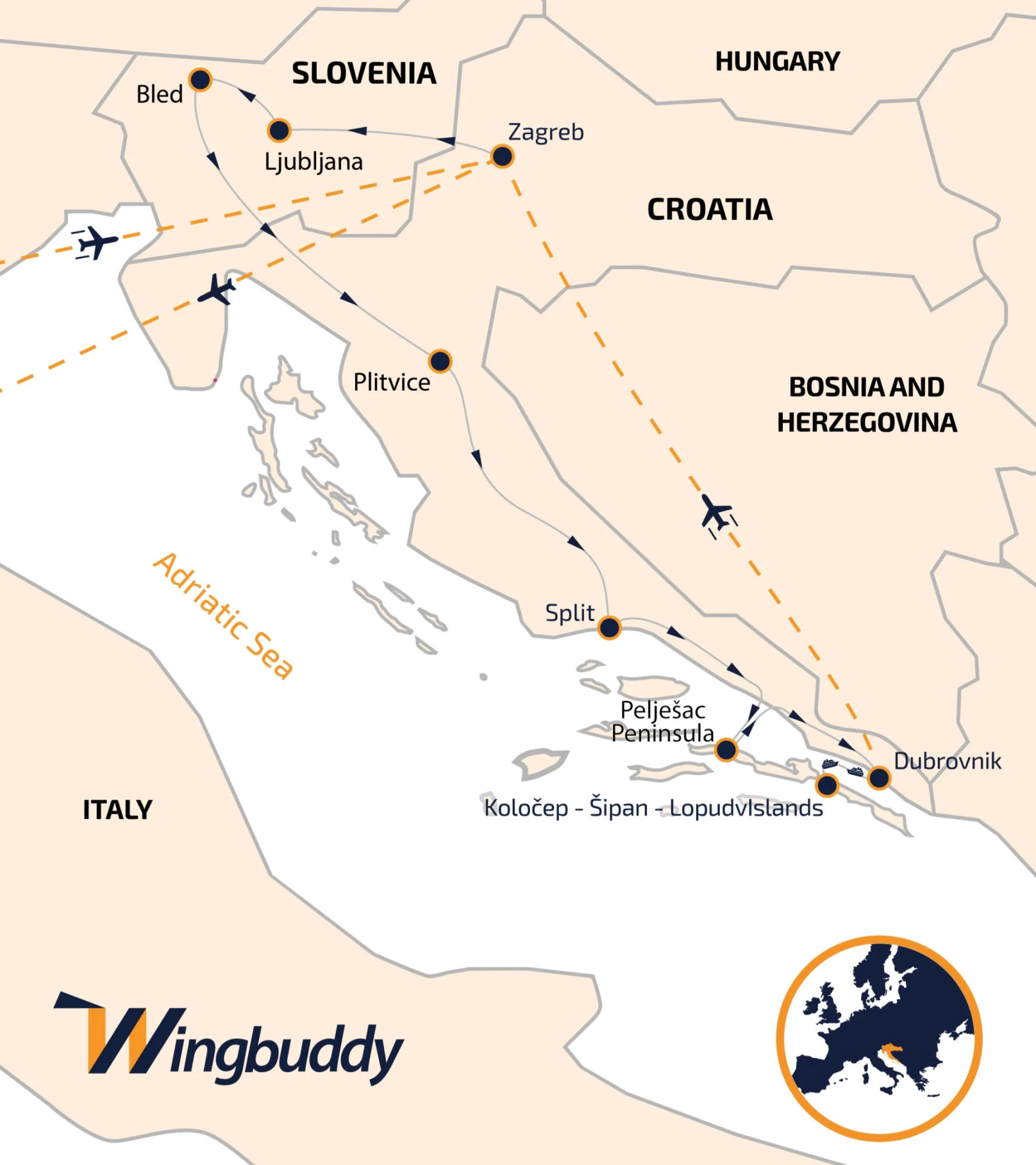 tour map