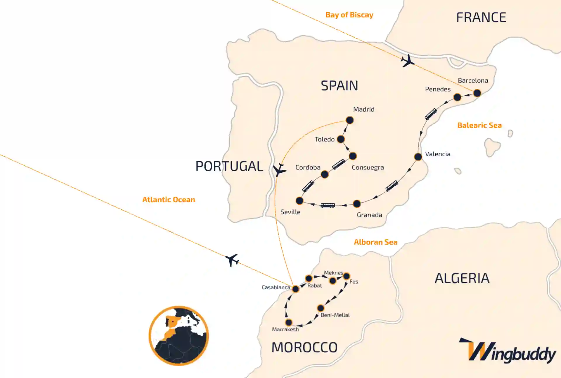 tour map